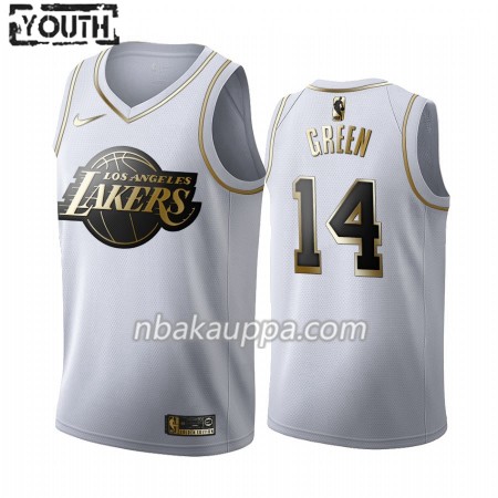 Los Angeles Lakers Danny Green 14 Nike 2019-2020 Valkoinen Golden Edition Pelipaidat Swingman - Lasten